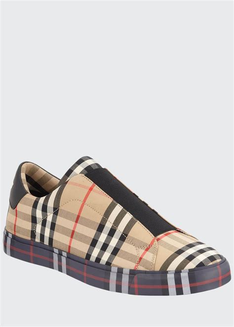 burberry shoes mens sneakers|burberry slip on sneakers men.